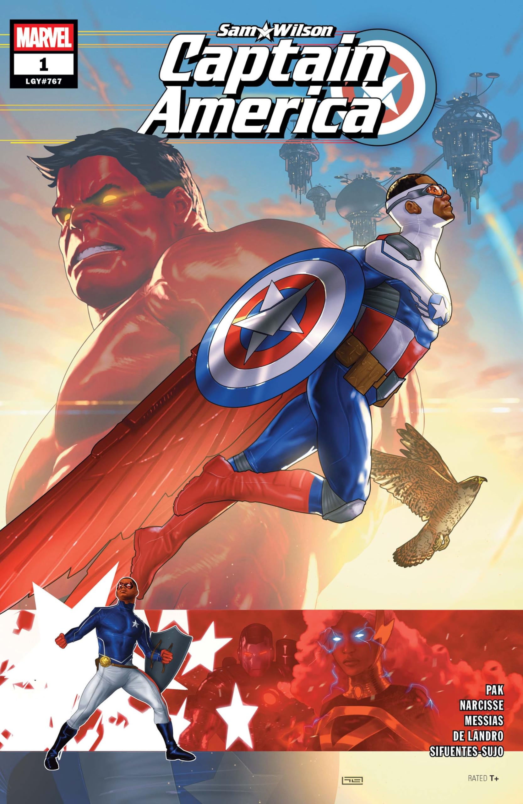 cover Sam Wilson: Captain America #1